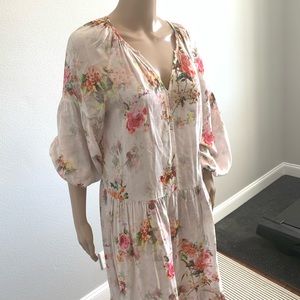 Women's Bethan Velvet Graham & Spencer Floral Peasant Dress